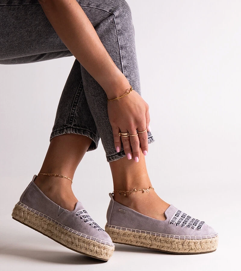 Espadrile gri Big Star JJ274890