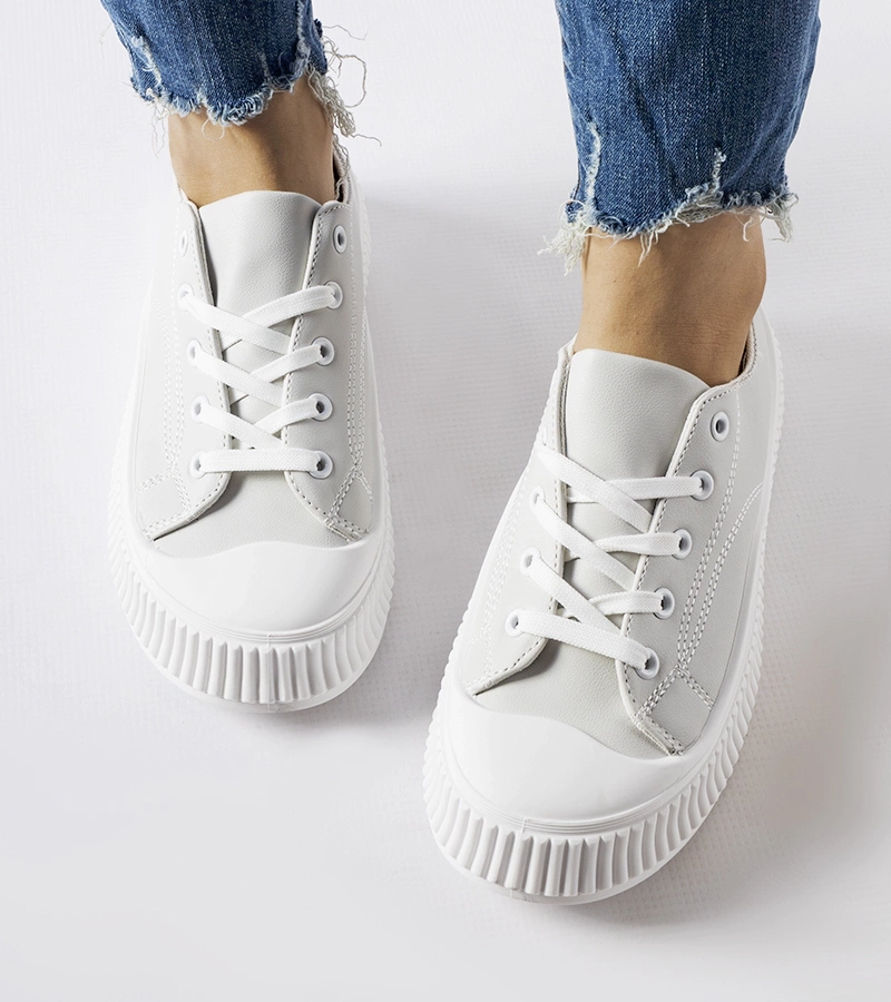 Tenisii gri pe platforma Erbezzo