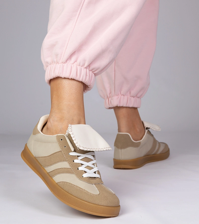 Adidași sport bej pentru femei Lukka