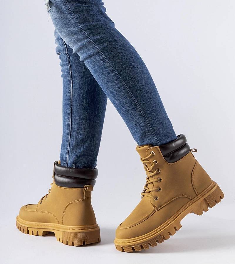 Cizme Conroe călduroase mate maro