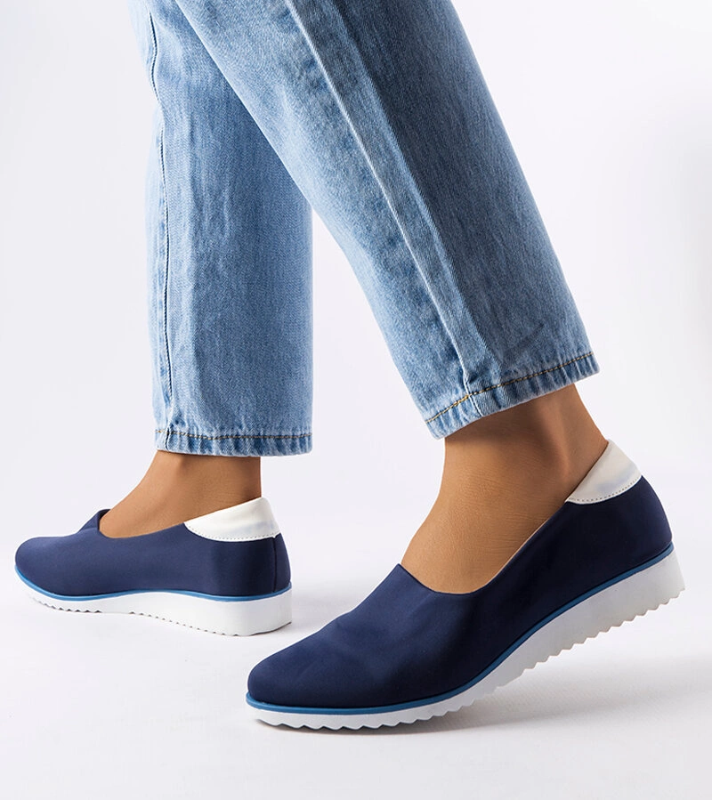 Alphonsi - pantofi de sport bleumarin stretch