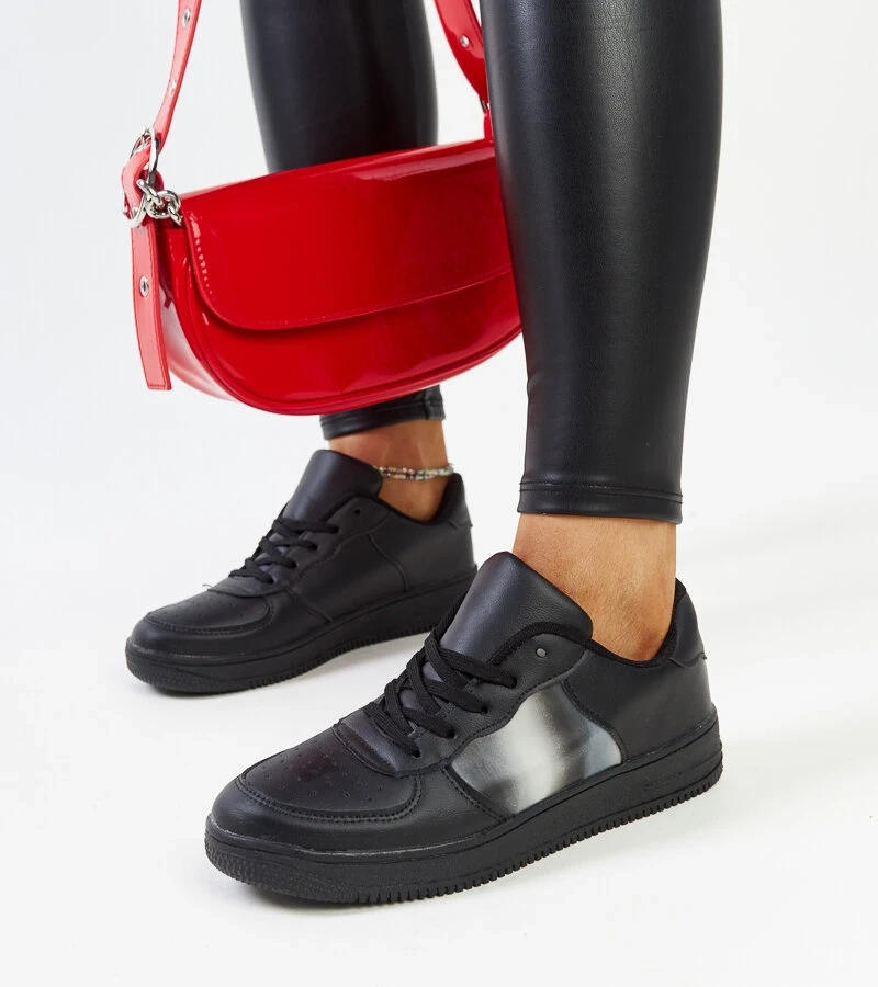 Adidași negri pe platformă Asmarina