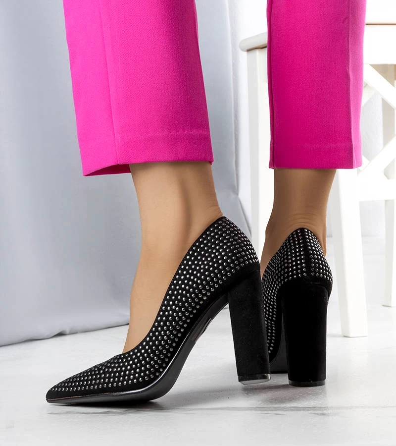 Pantofi stiletto Torins negri