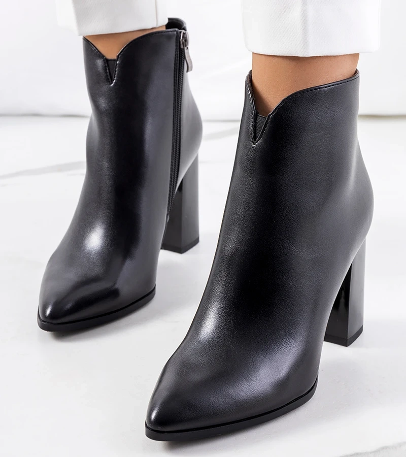 Cizme stiletto negre Ezinet