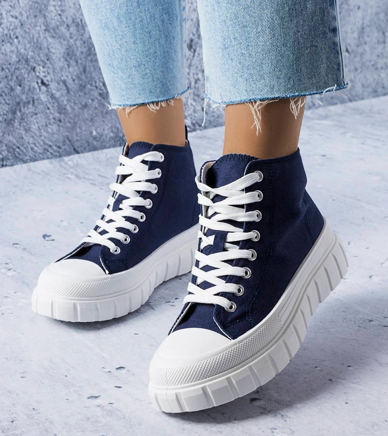 Pantofi de sport cu gleznă Couet albastru marin