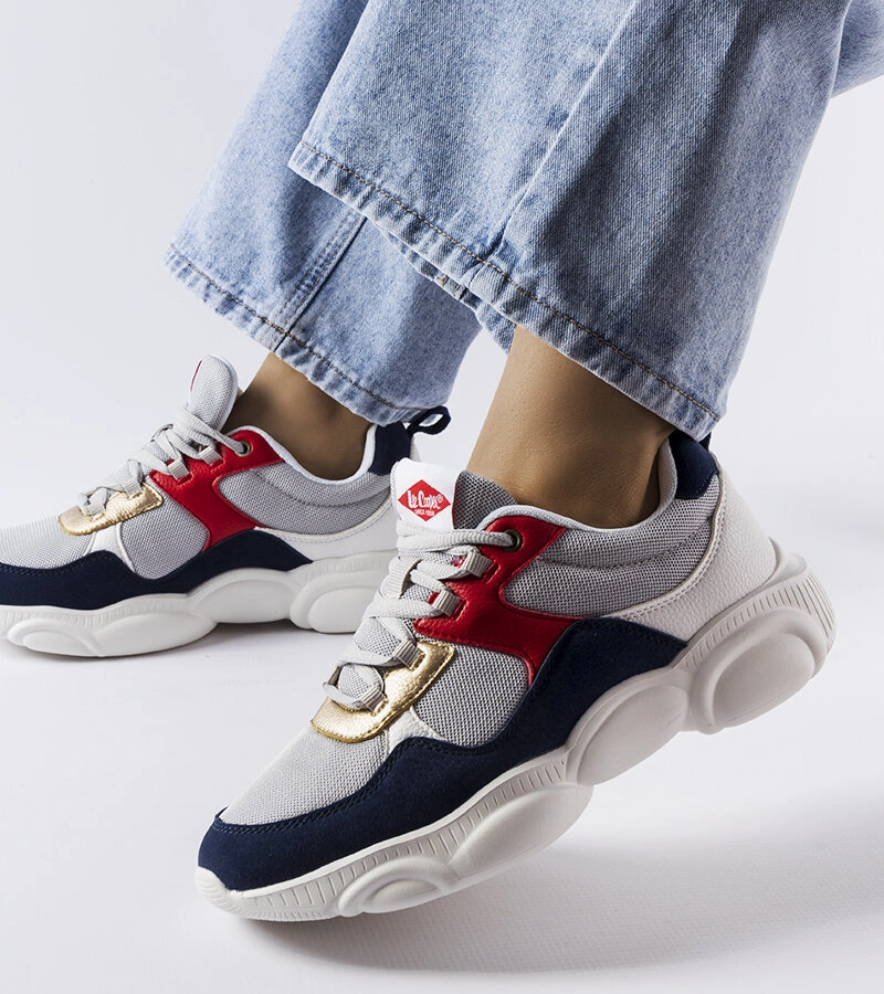 Adidași sport Lee Cooper gri și albastru marin Lee Cooper