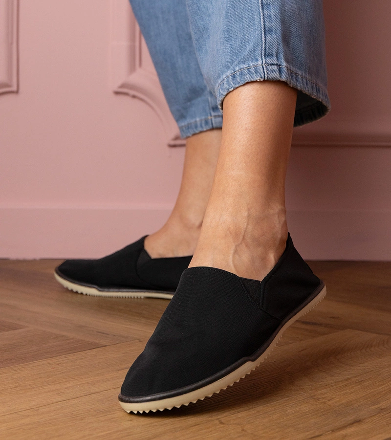 Tenisi negri de damă slip-on Tutsi