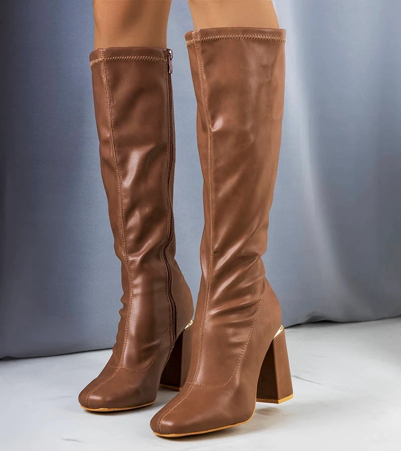 Cizme stiletto Sarabi maro