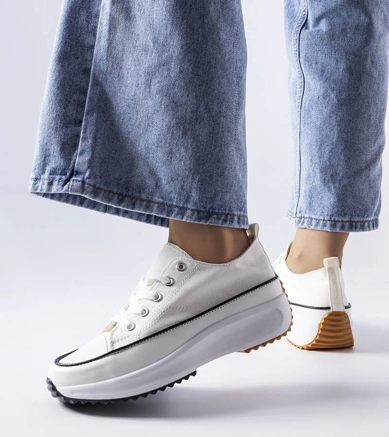 Pantofi sport cu platformă McKeylor alb