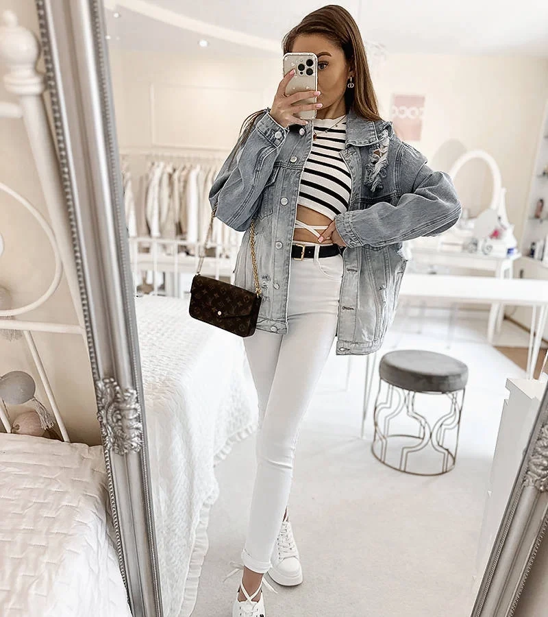 Tricia din piele ecologică neagră ramones Tricia