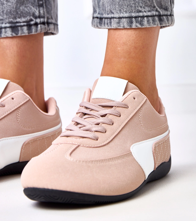 Adidași roz cu accent alb Manaar