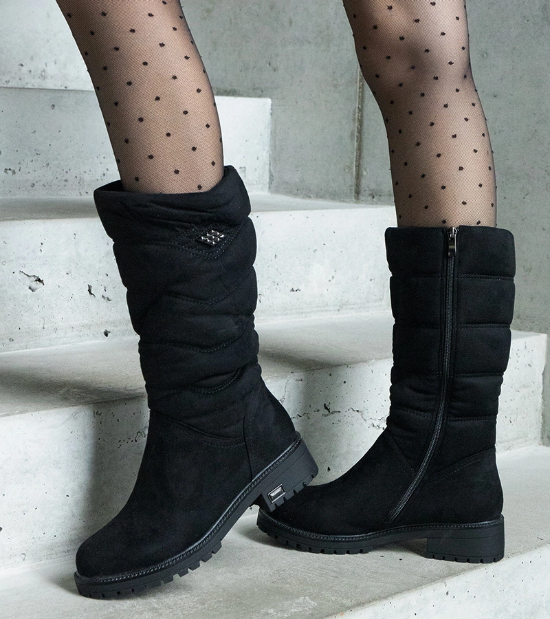 Cizme Jaelynn izolate negre