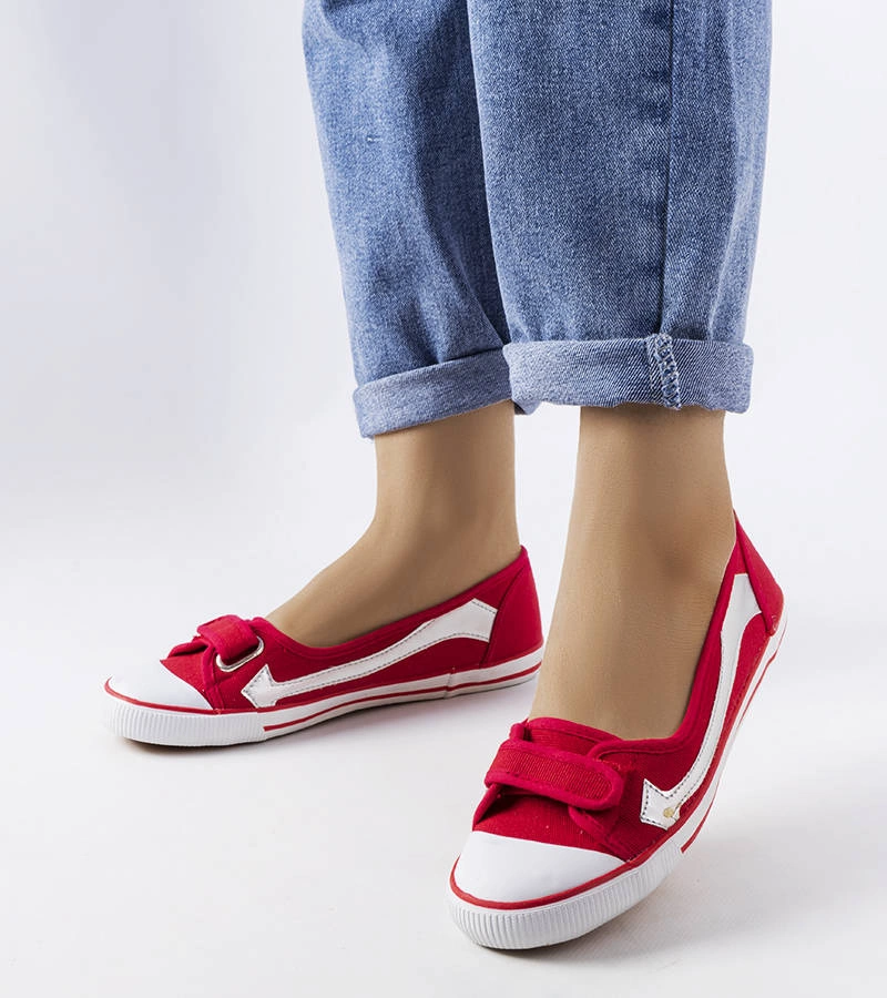 Pantofi de sport Winifred din stofă roșie