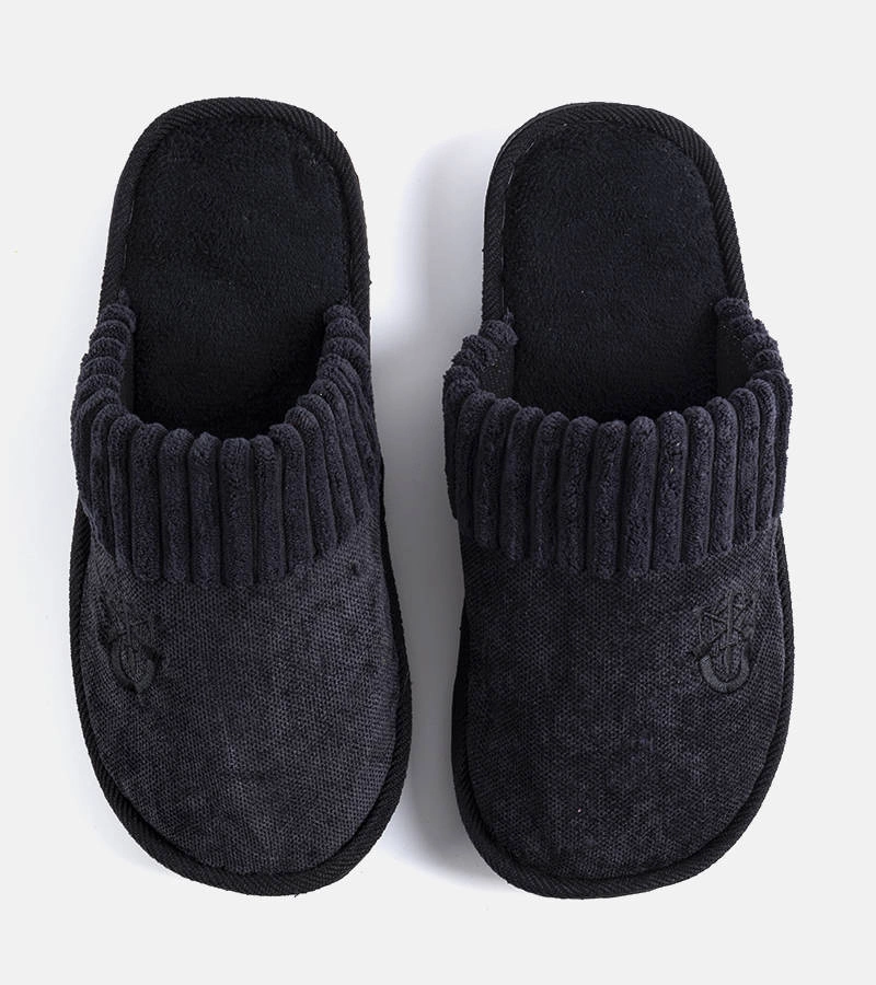 Papuci negri pentru bărbați Lesseps