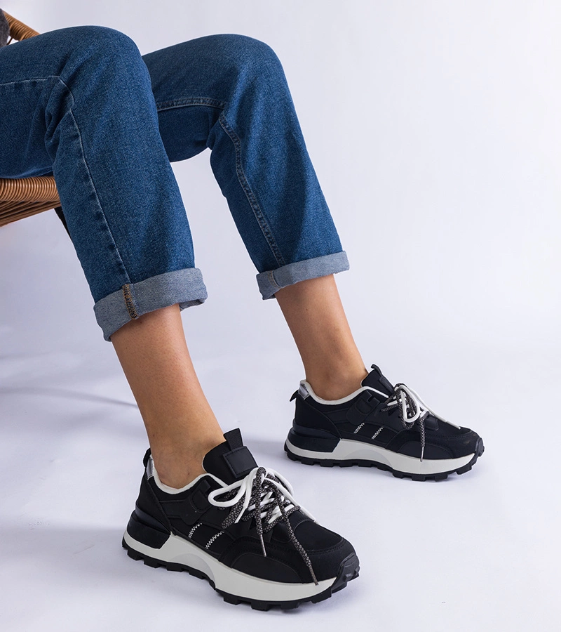 Adalia adidași sport negri de damă