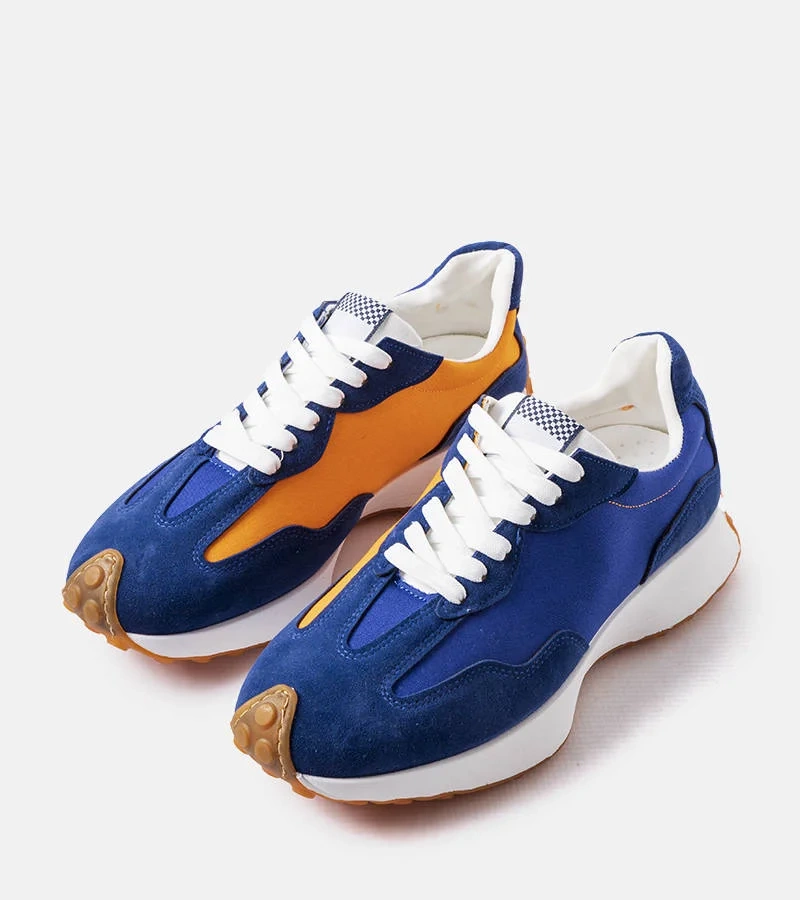 Adidași Dorolis pentru bărbați, de culoare albastru marin și portocaliu