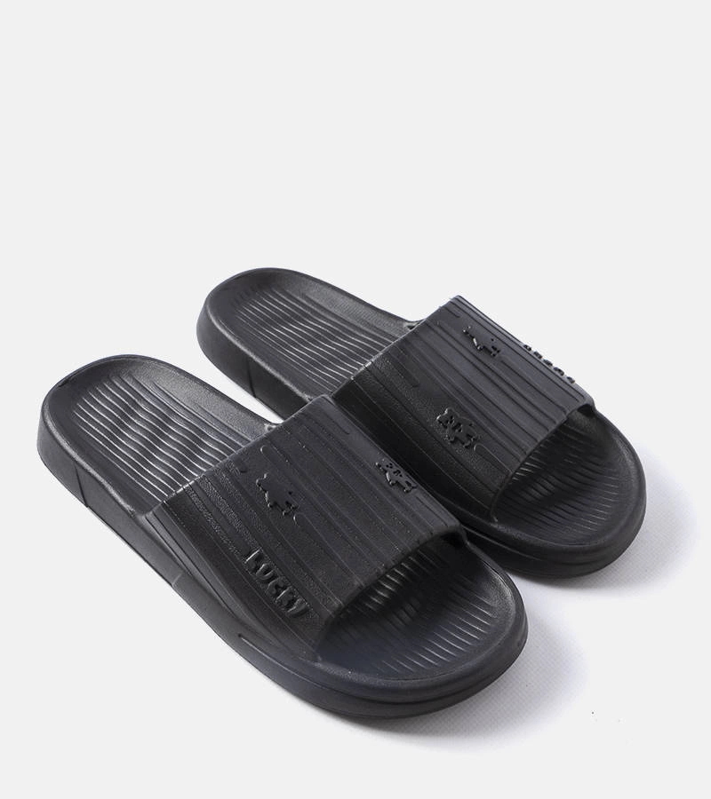 Flip-flops Davet pentru bărbați negri