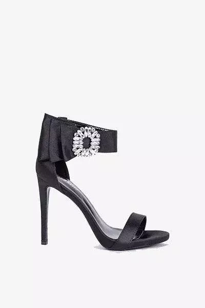 Sandale stiletto Amelia negre