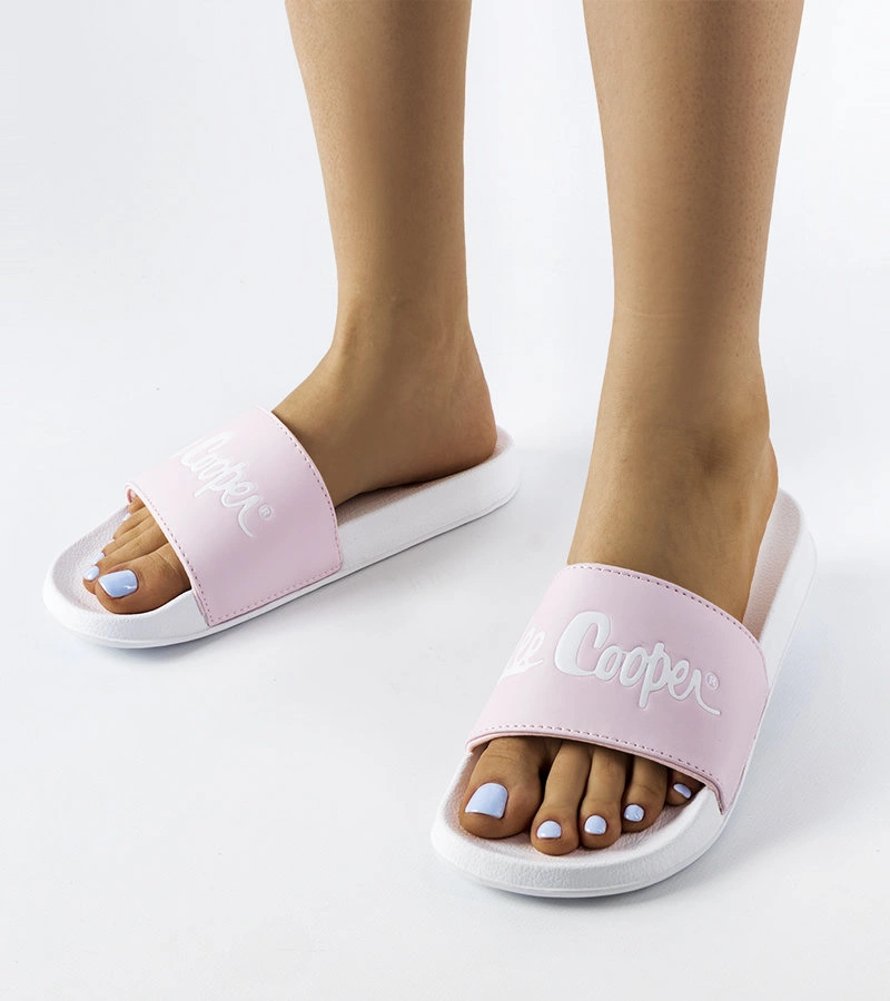 Șlapi de cauciuc roz Lee Cooper LCW-23-42-1734L