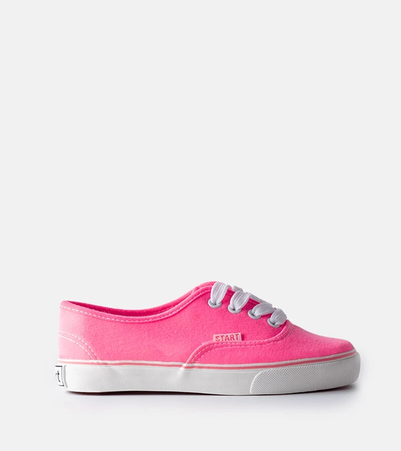 Pantofi de tenis roz pal pentru copii Costrana