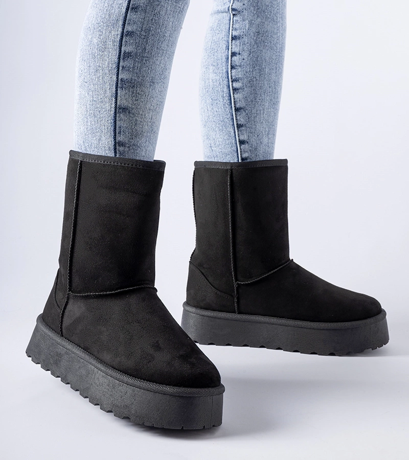 Bocanci negri de zăpadă înaltă Summit