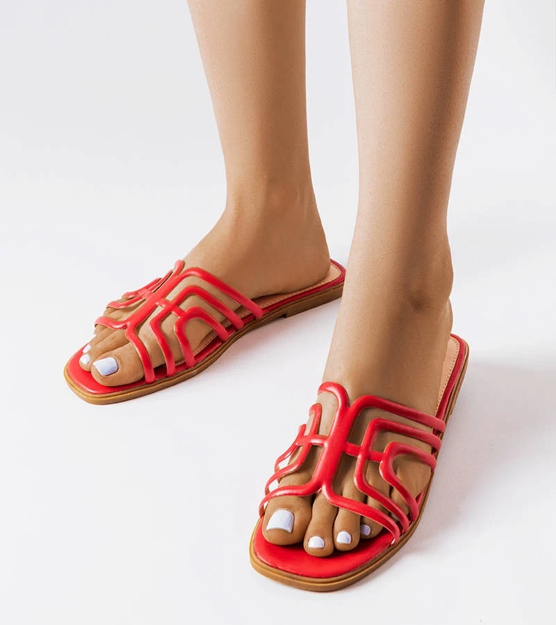 Flip-flops pentru femei Red Gandy