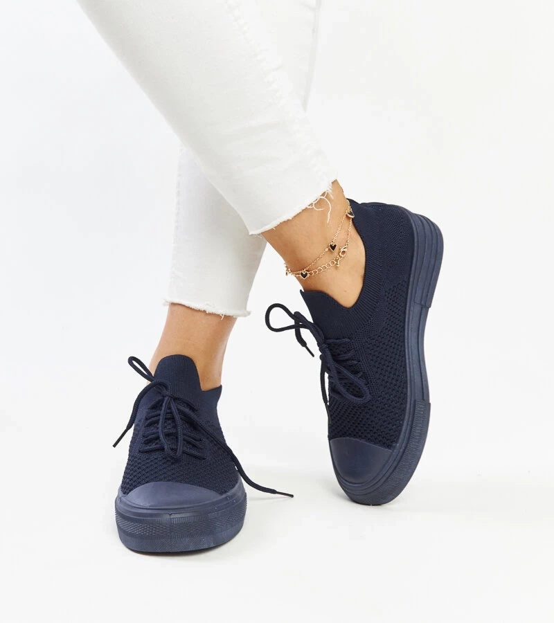 Teniși sportivi ușori de culoare granat Senaida