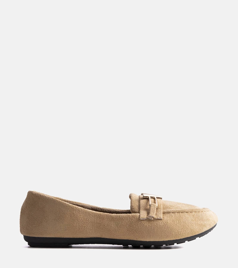 Mocasini pentru femei Beige Gimen