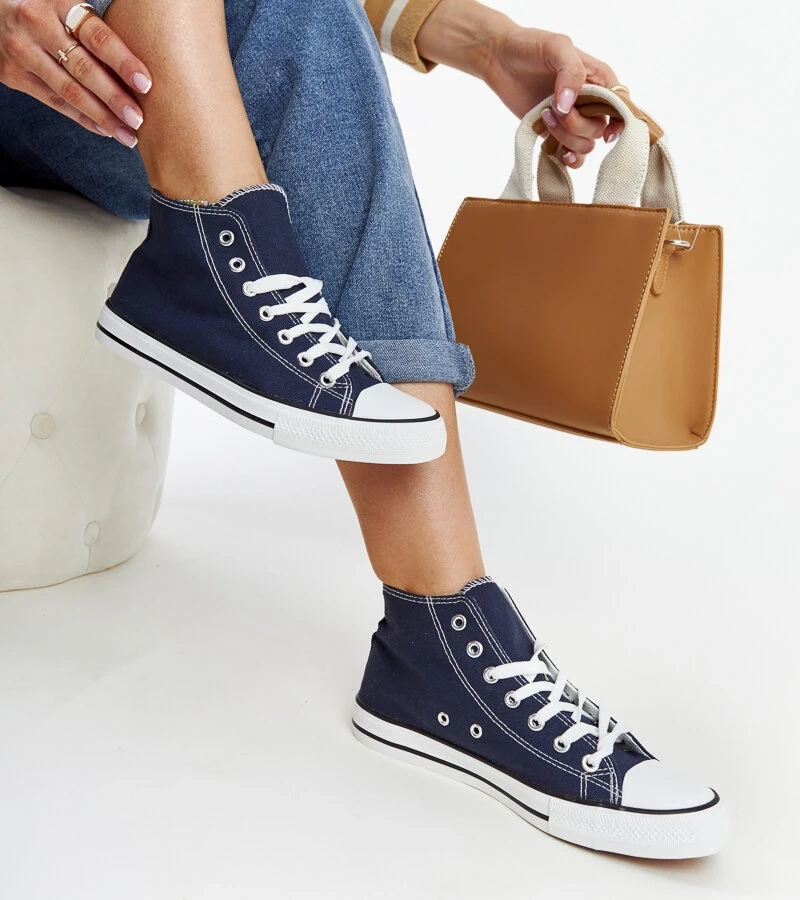 Teniși înalți albaștri Eliska