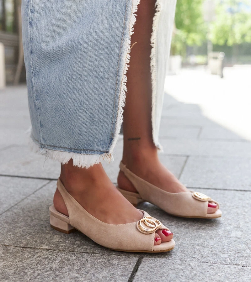 Sandale cu talpă de piele Warda