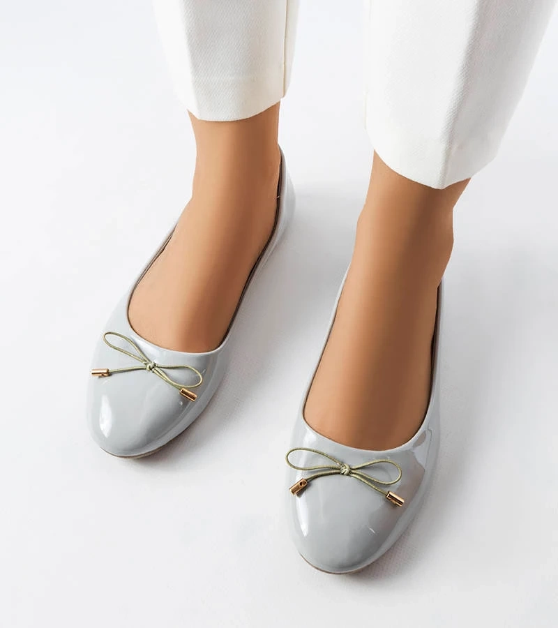 Balerini lăcuiți gri Lakewood