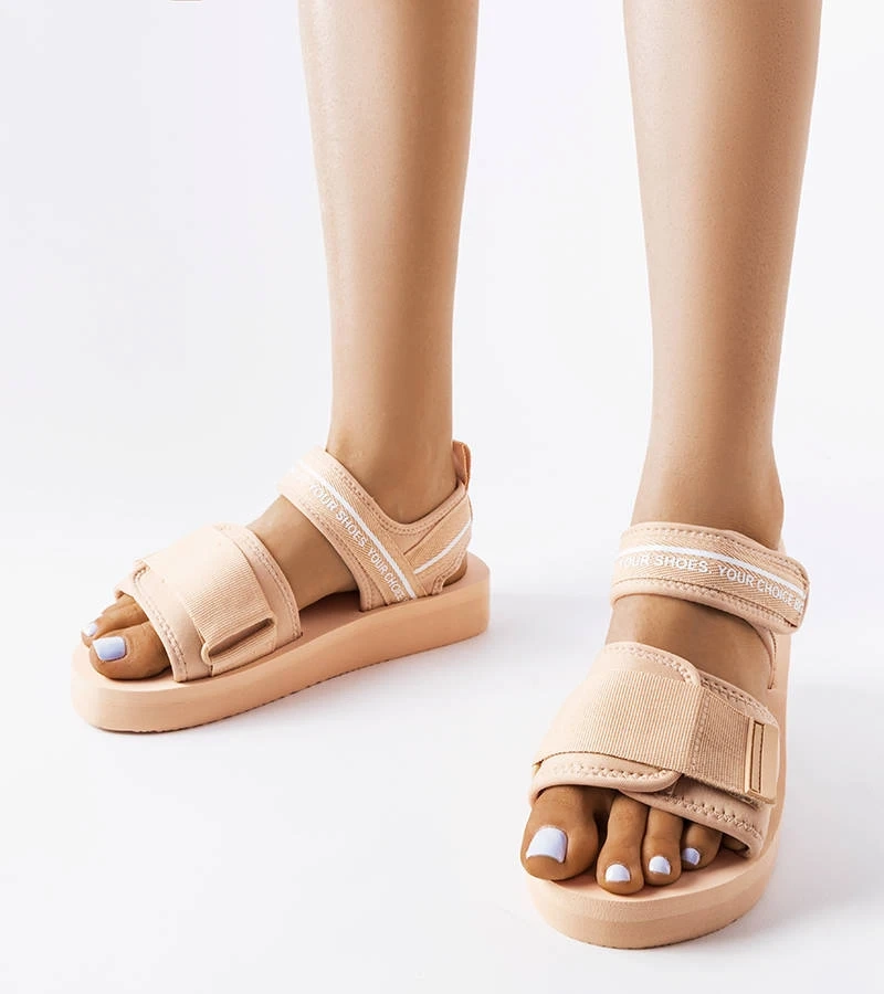 Sandale din spumă bej Big Star LL274787