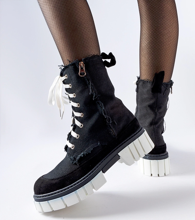 Cizme negre izolate termic Crispiero