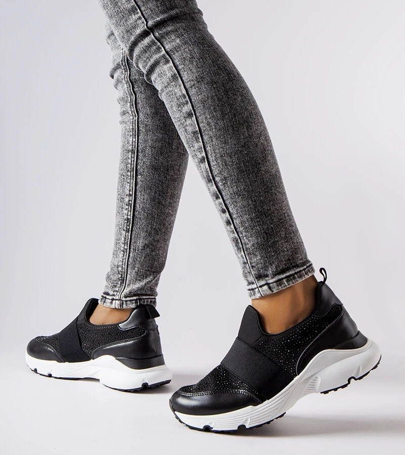 Adidași cu zirconiu negru Algiso
