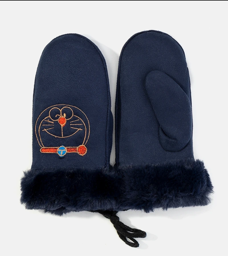 Mănuși pentru copii Kitty albastru marin