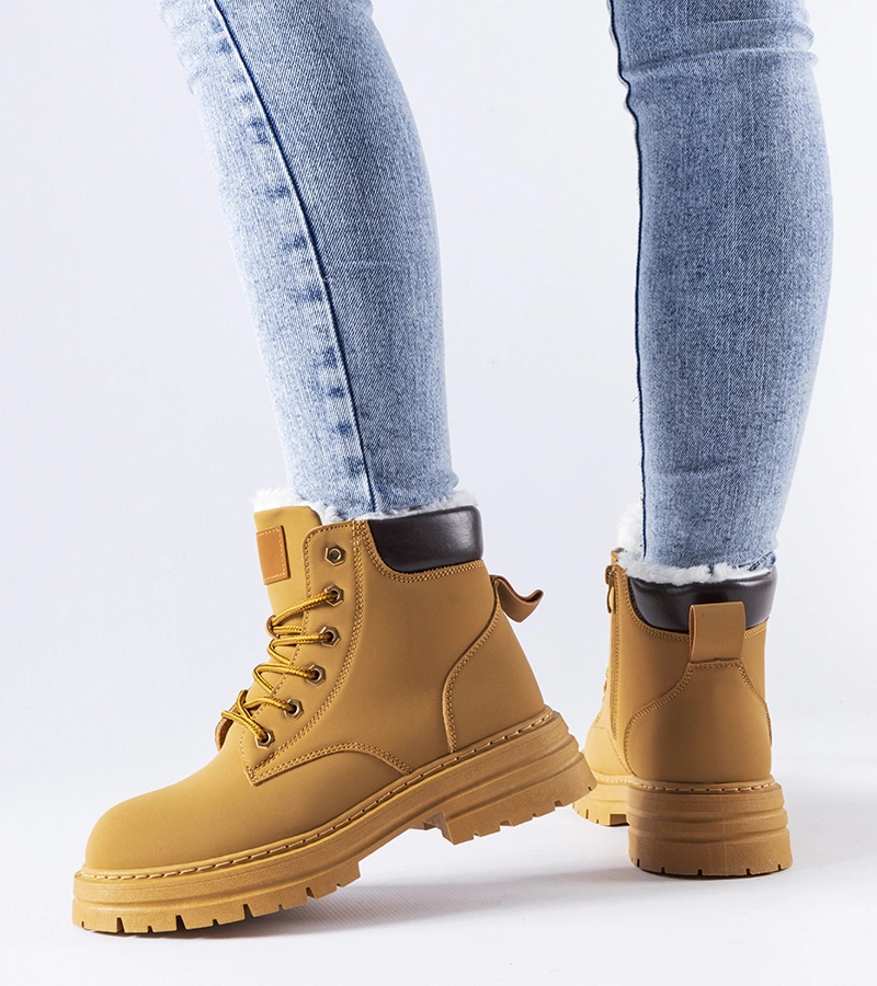 Cizme de lucru căptușite maro Stevens