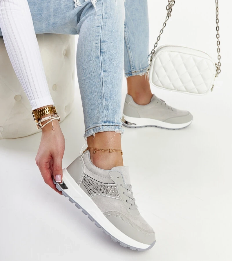 Teniși gri pe platformă Lubna