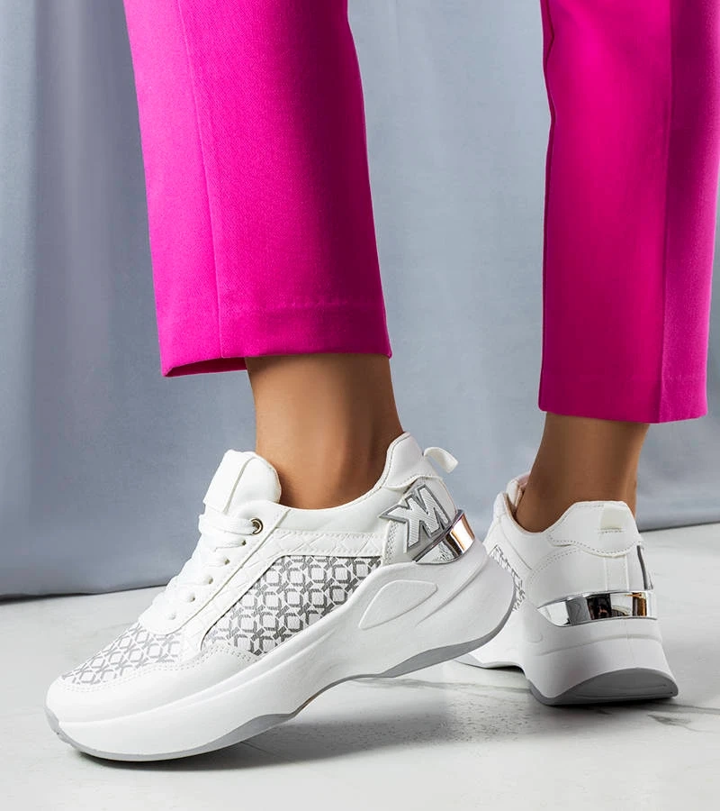 Adidași Margie cu monogramă albă