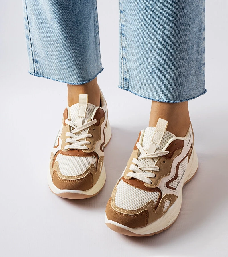 Tenisii sportivi bej Hollow.