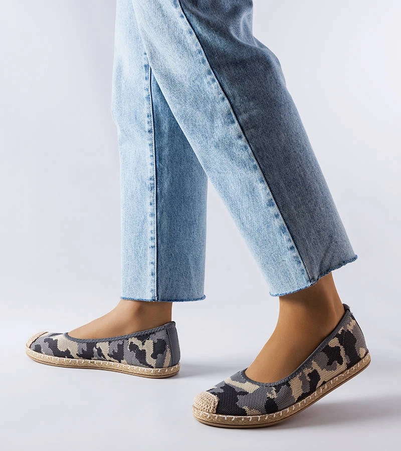 Espadrile gri Benedum