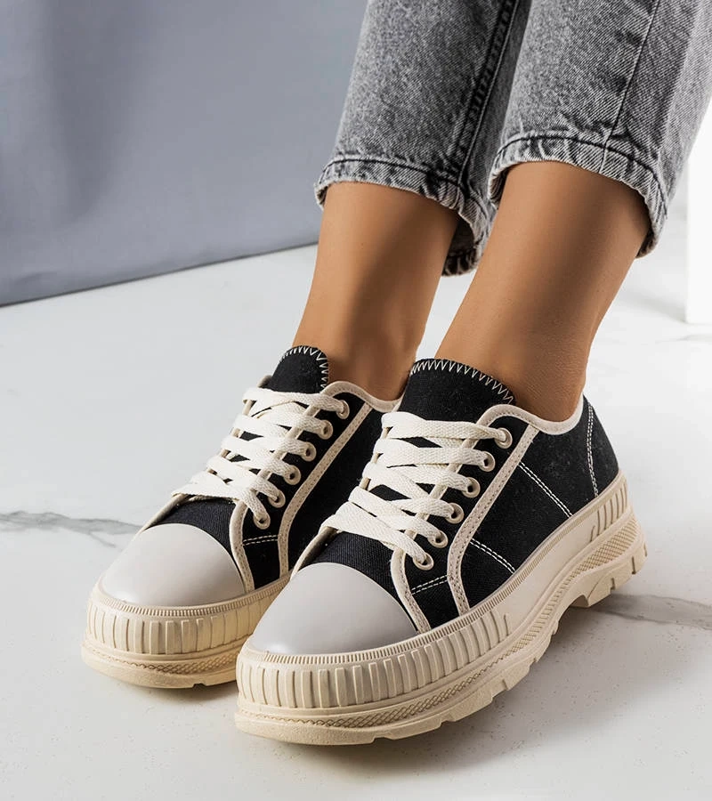 Pantofi cu platformă Nichole negri