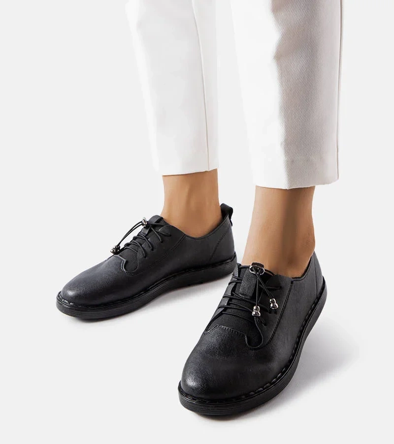 Pantofi ușori negri Perrine Half