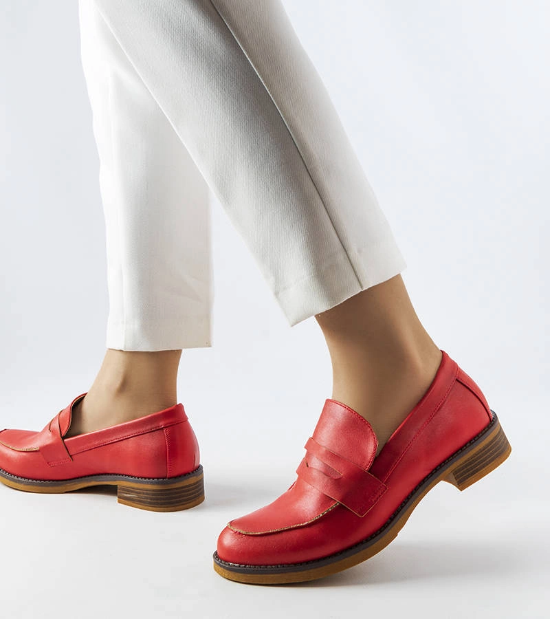 Mocasini roșii Deich