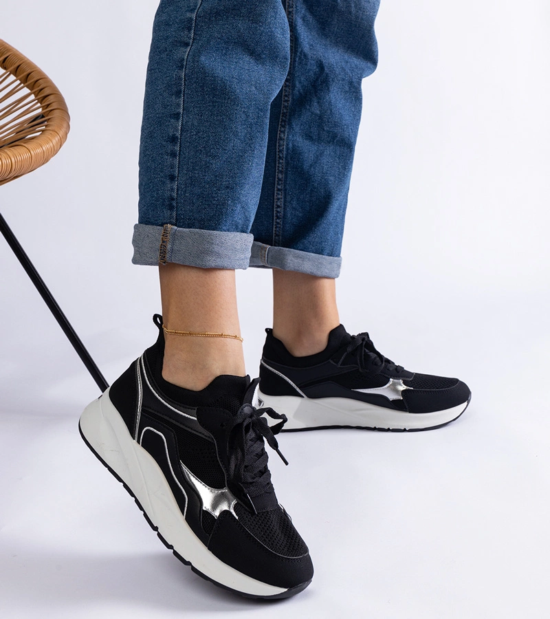 Adidași sport negri de damă Elsira