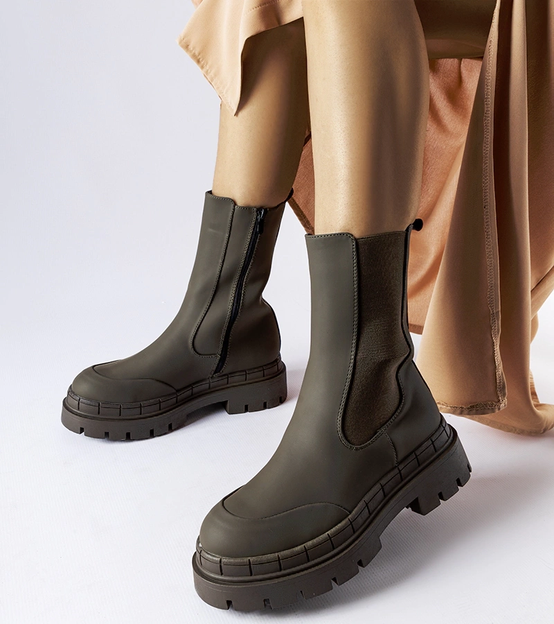 Casal cizme de cauciuc solide verzi Casal