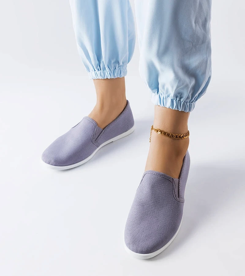 Pantofi de sport Quincy din material textil gri