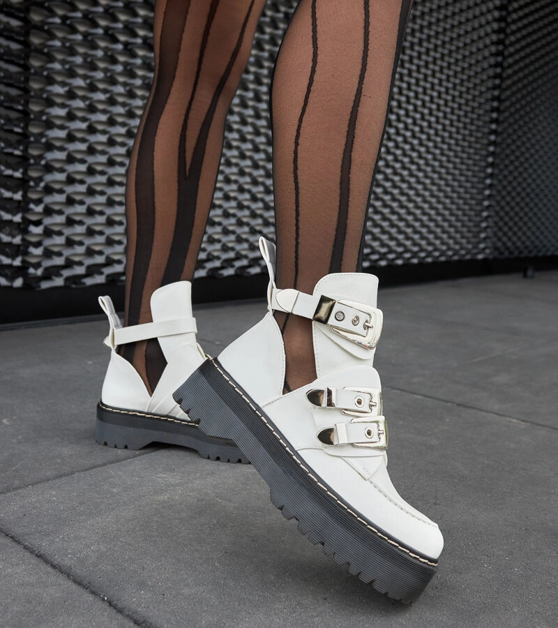 Cizme călduroase caramelizate Doutor A349 WHITE