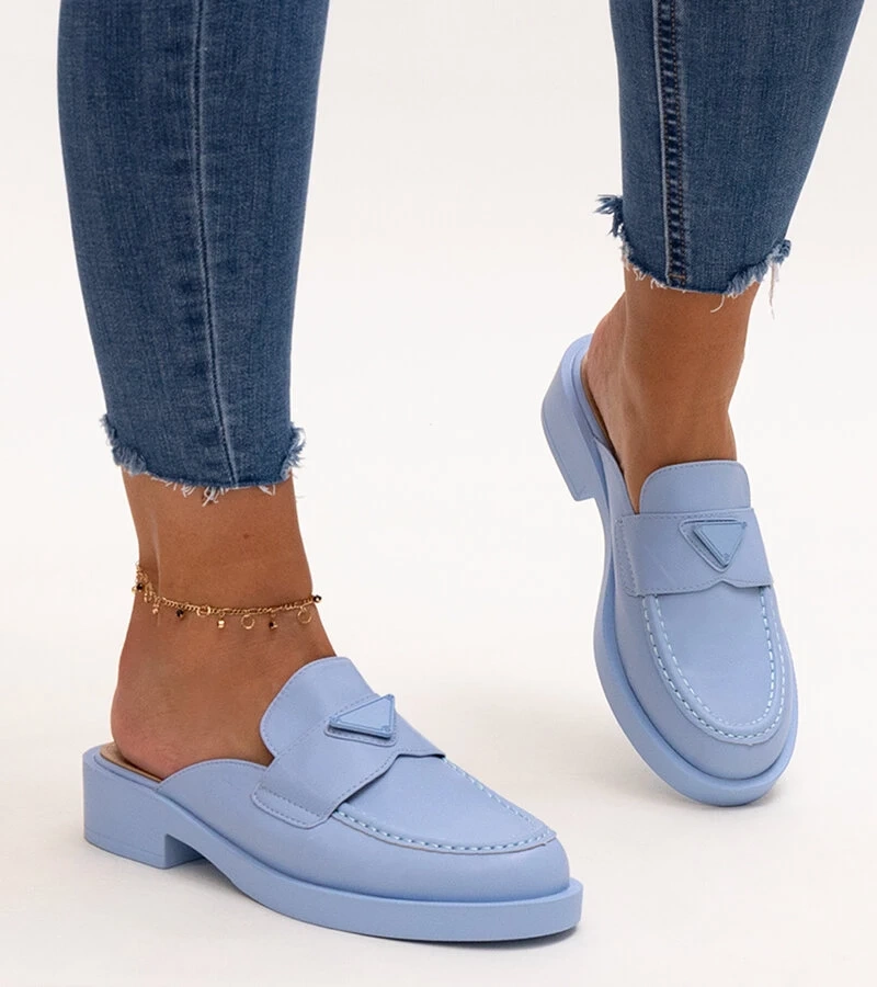 Papuci albaștri cu vârful închis Berkshire