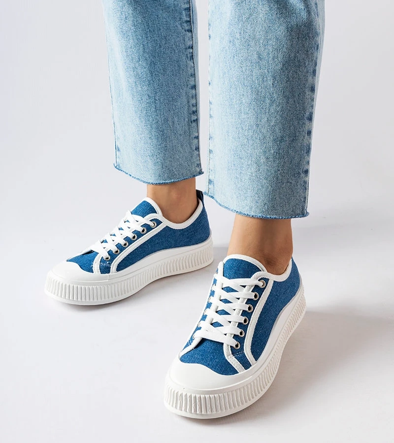 Pantofi de sport cu platformă Alfianello albastru