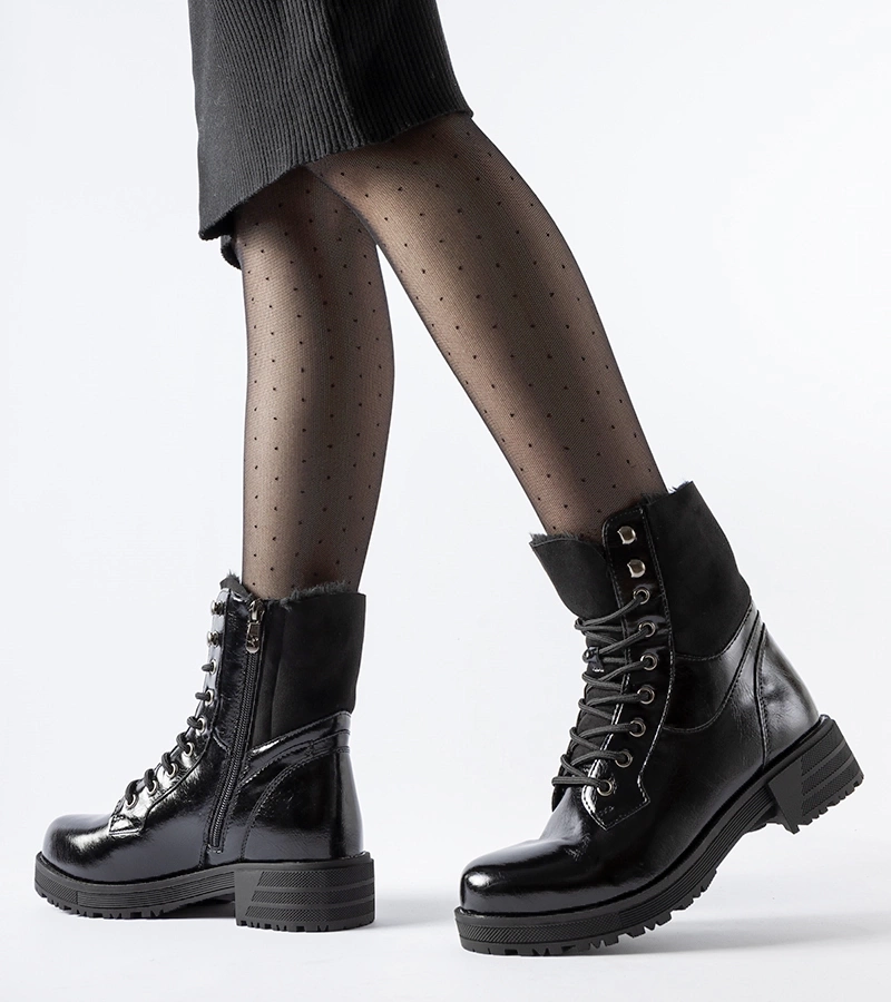 Workere căptușite negre Petriano